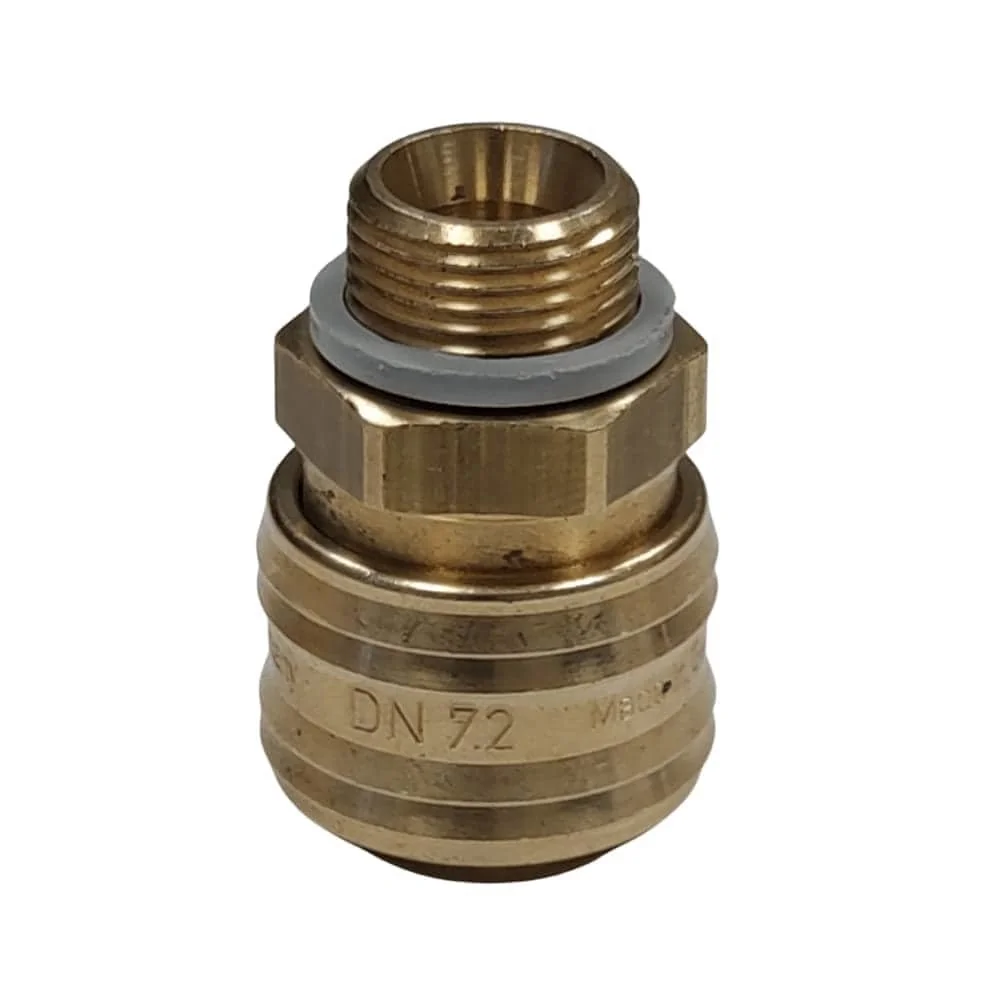 "3/8" Air Hose Quick Connect - Air Compressor Quick Connect, Brass Air Fitting image"