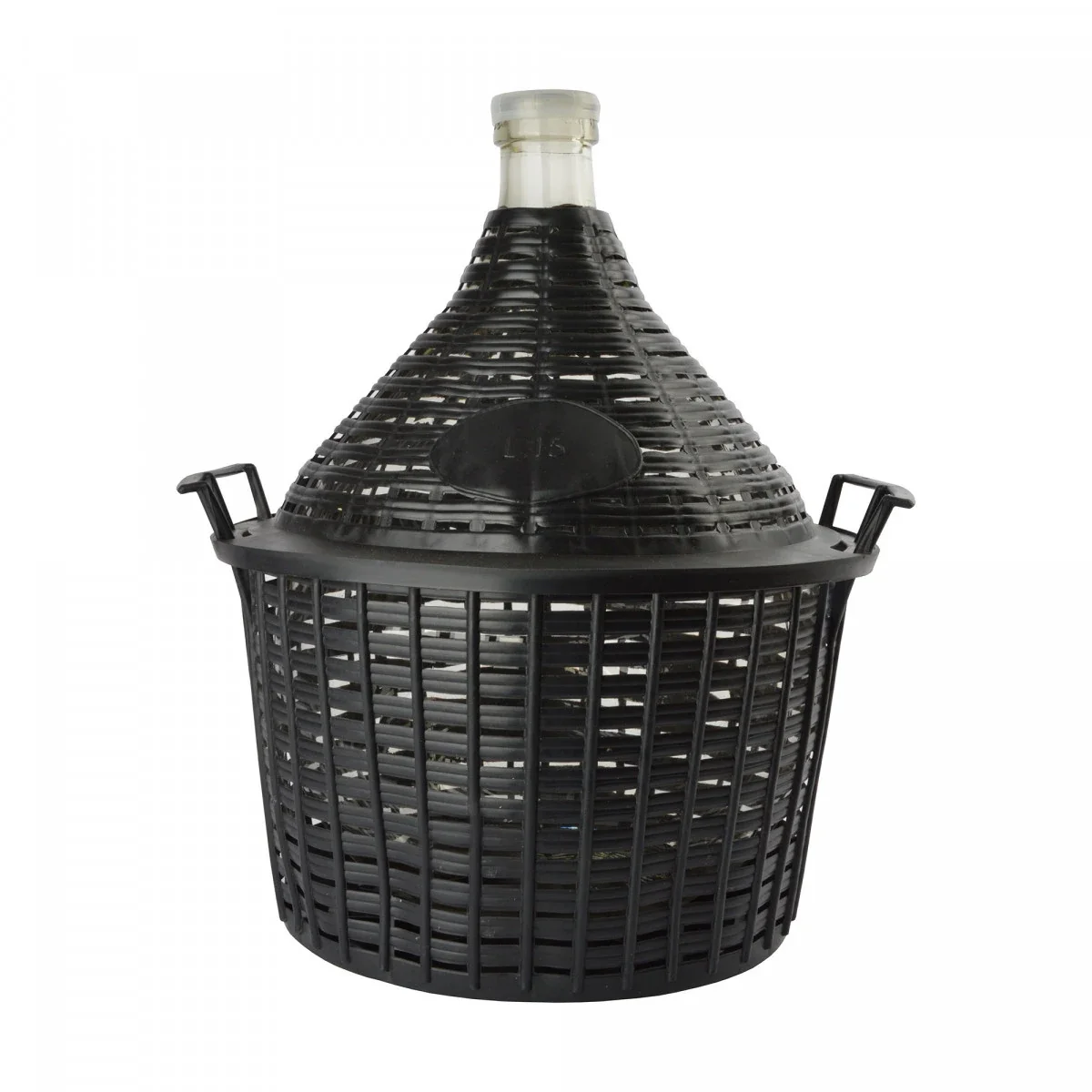 "Glass Bottle, Carboy 15L normal opening + plastic cap image"