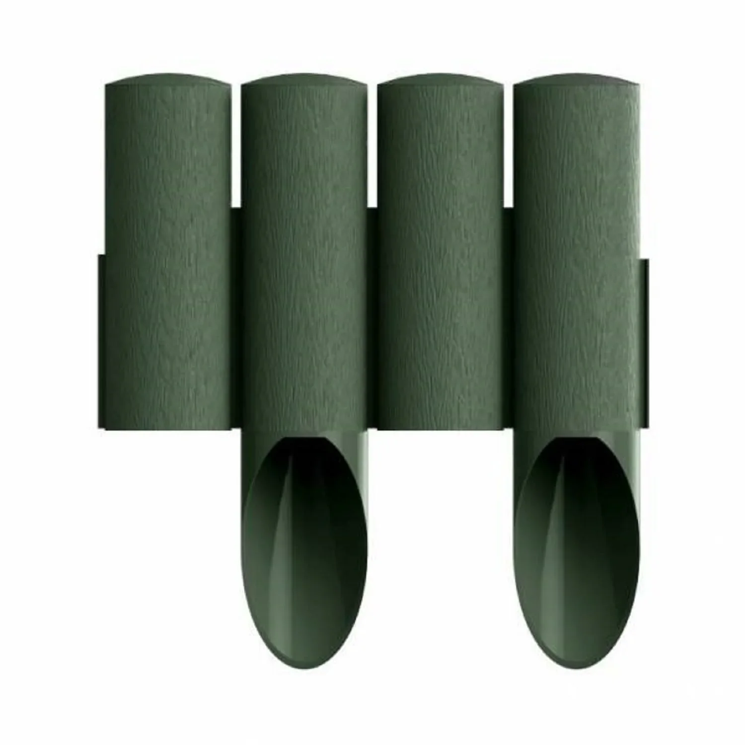 "Plastic Lawn Edging green 2.3m x 25.5cm | Garden edging image"