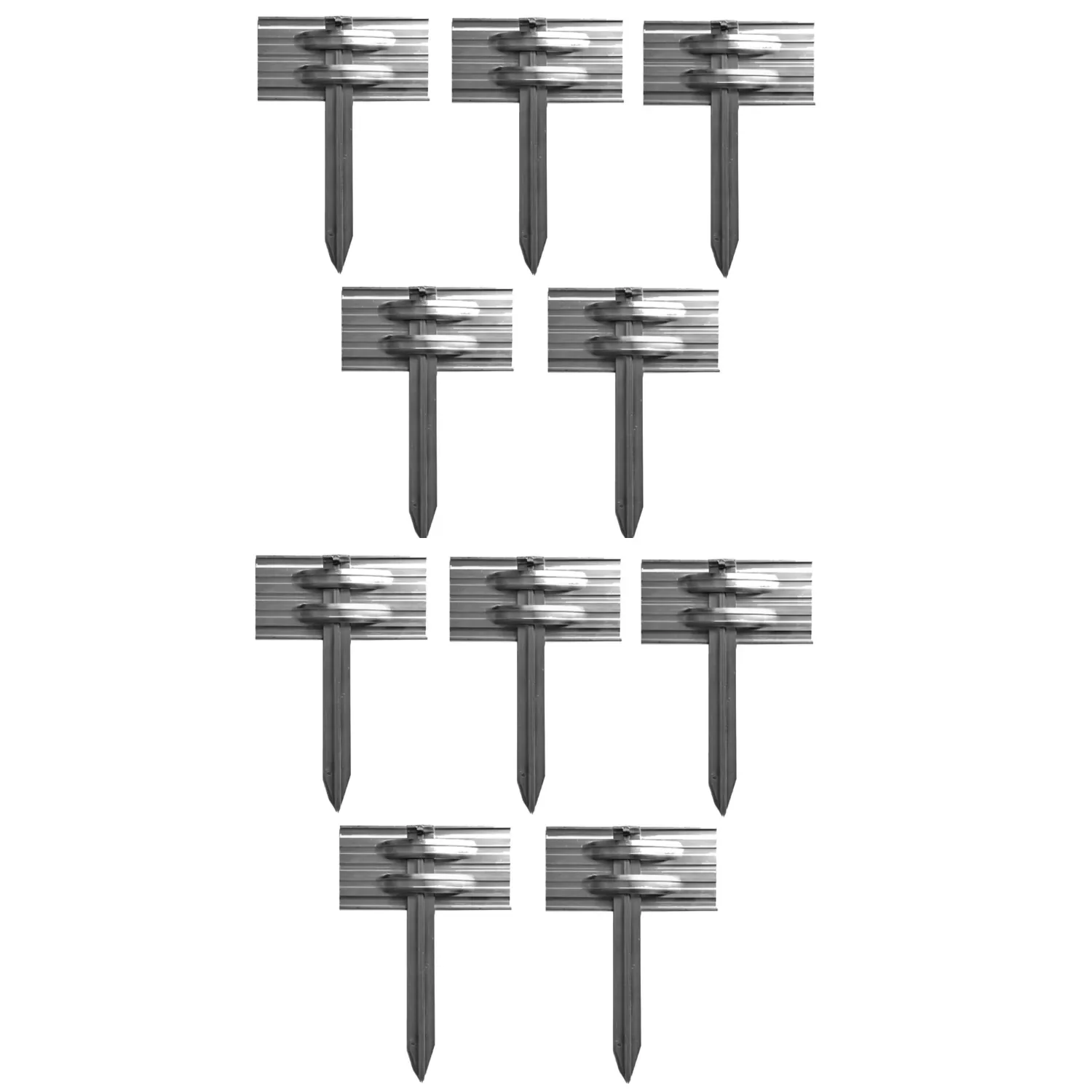 10 Pack Ground anchor Pack for Green Universe lawn edgings 10 cm | Ground pegs | Garden pegs