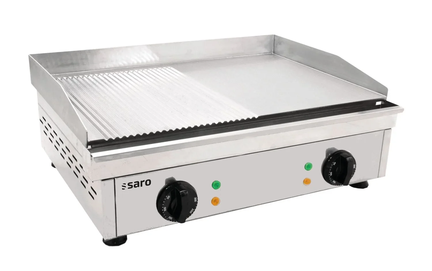 "Saro Electric Griddle Plate, Professional electric griddle - Modell Fry Top GM 610M (grooved + smooth) image"