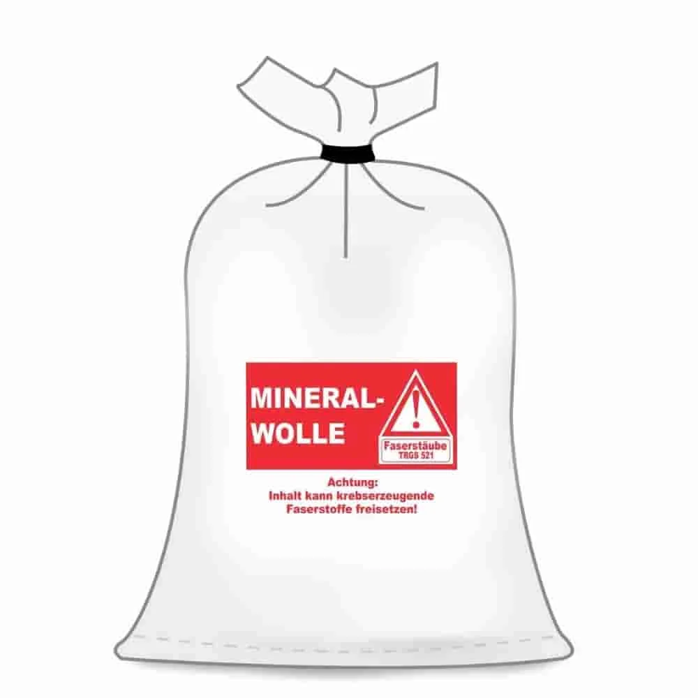 "KLASEBO Asbestos Disposal Bags, 10 Large Heavy Duty Waste Bags 140 x 220 cm image"