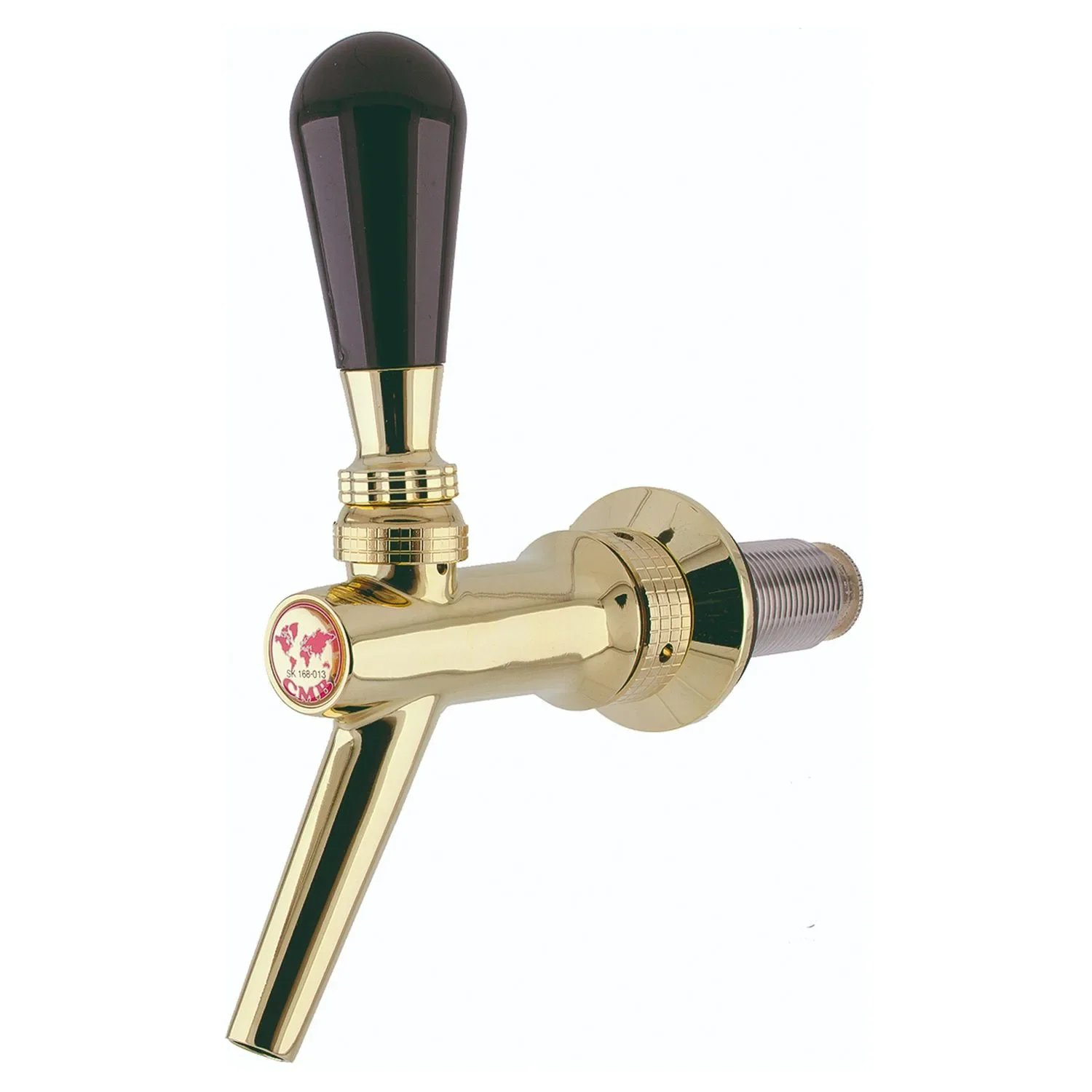 "Beer tap, Beer faucet - made of stainless steel, model - V20, gold image"