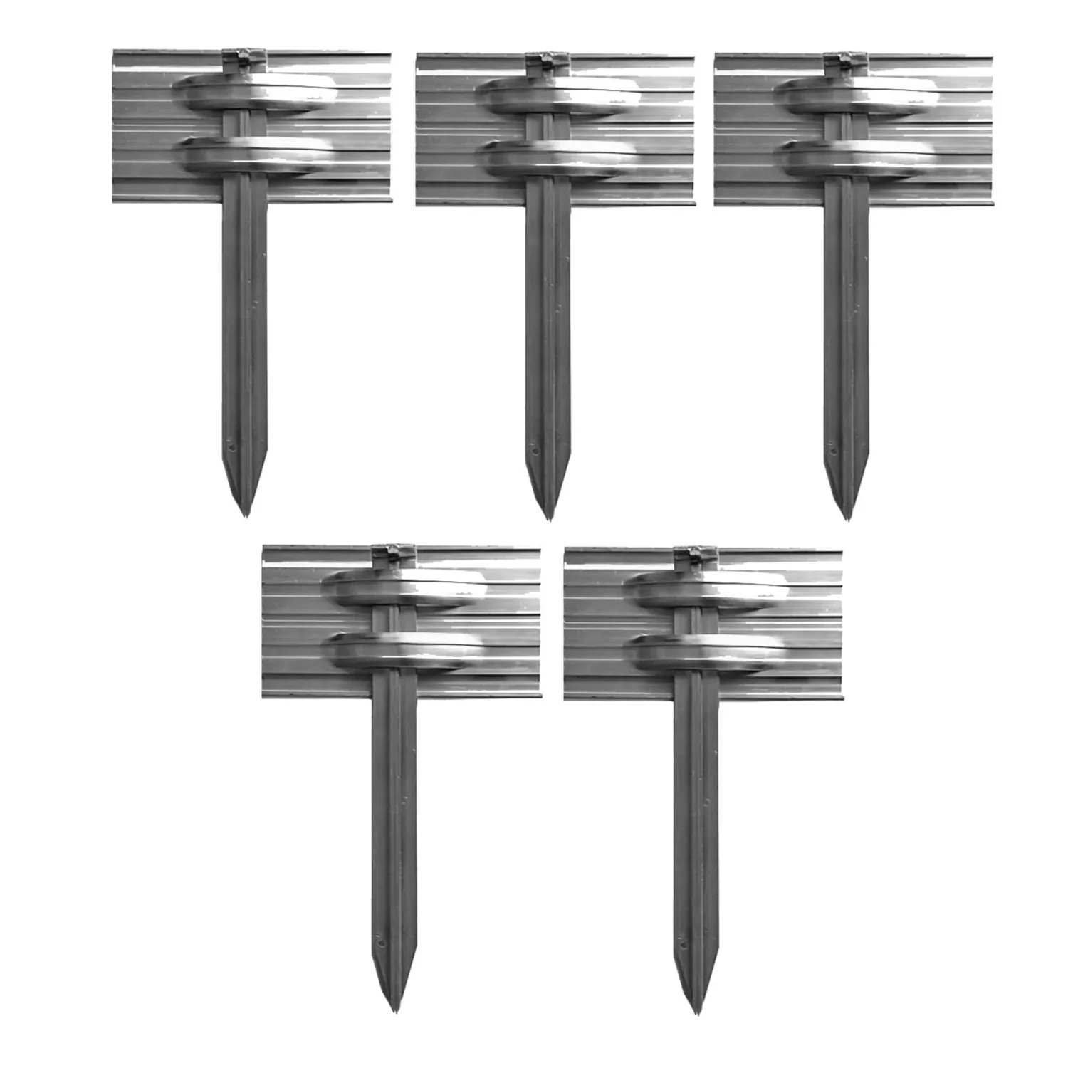 5 Pack Ground anchor Pack for Green Universe lawn edgings 10 cm | Ground pegs | Garden pegs