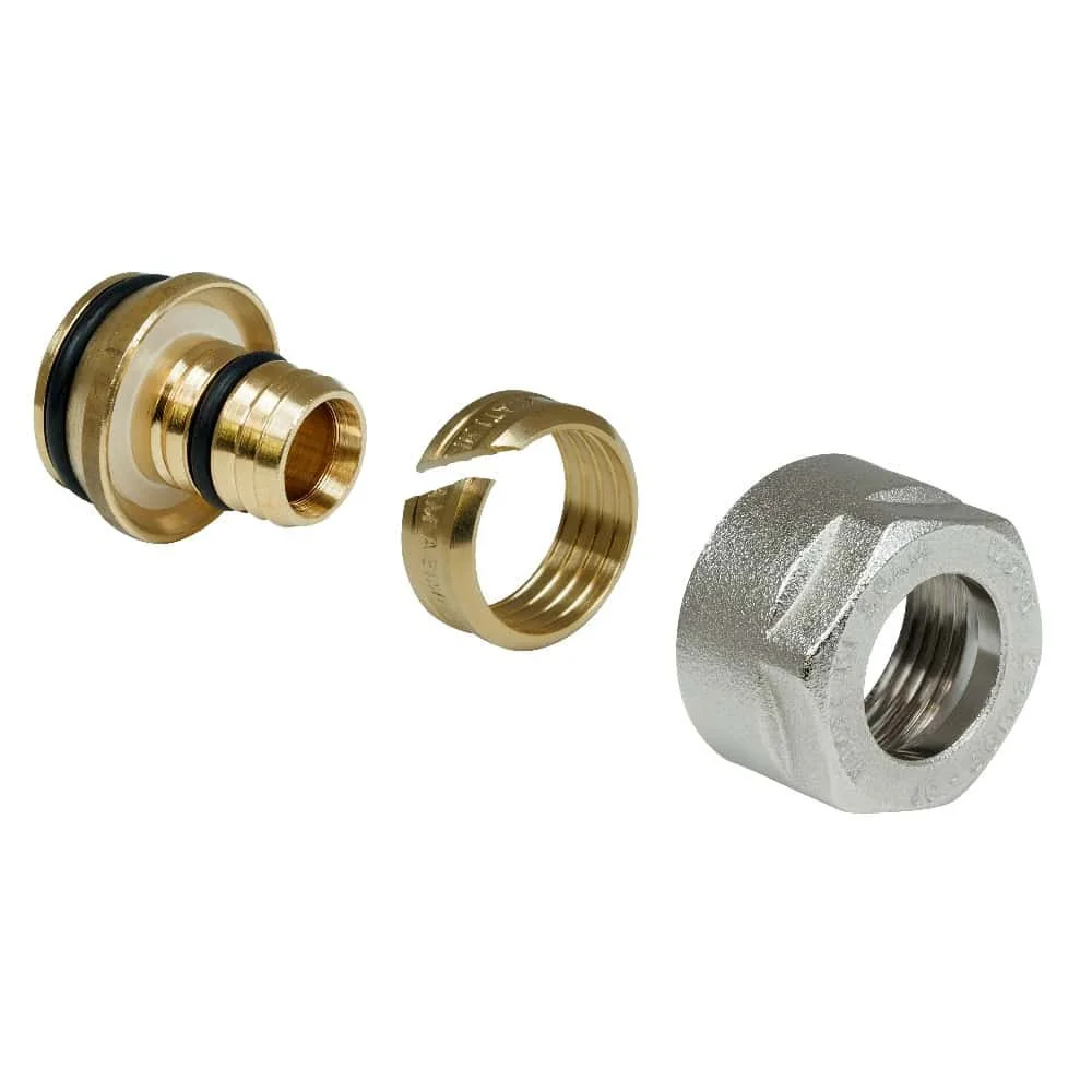 Eurokonus Compression Fitting 16mm, 2-Pack Heater & Plumbing