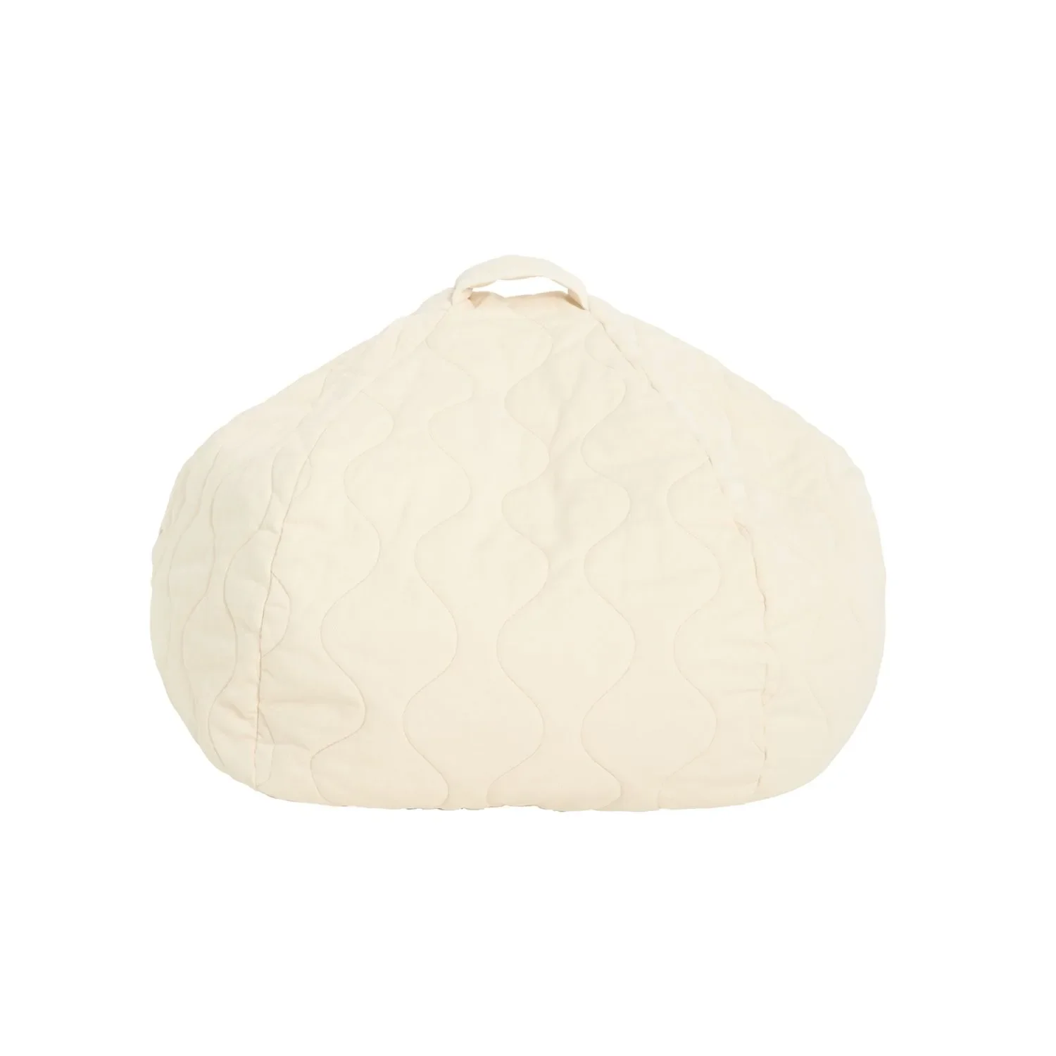 Nobodinoz LANDSCAPE Bean bag chair - Round, 65 x 40 cm, color: NATURAL