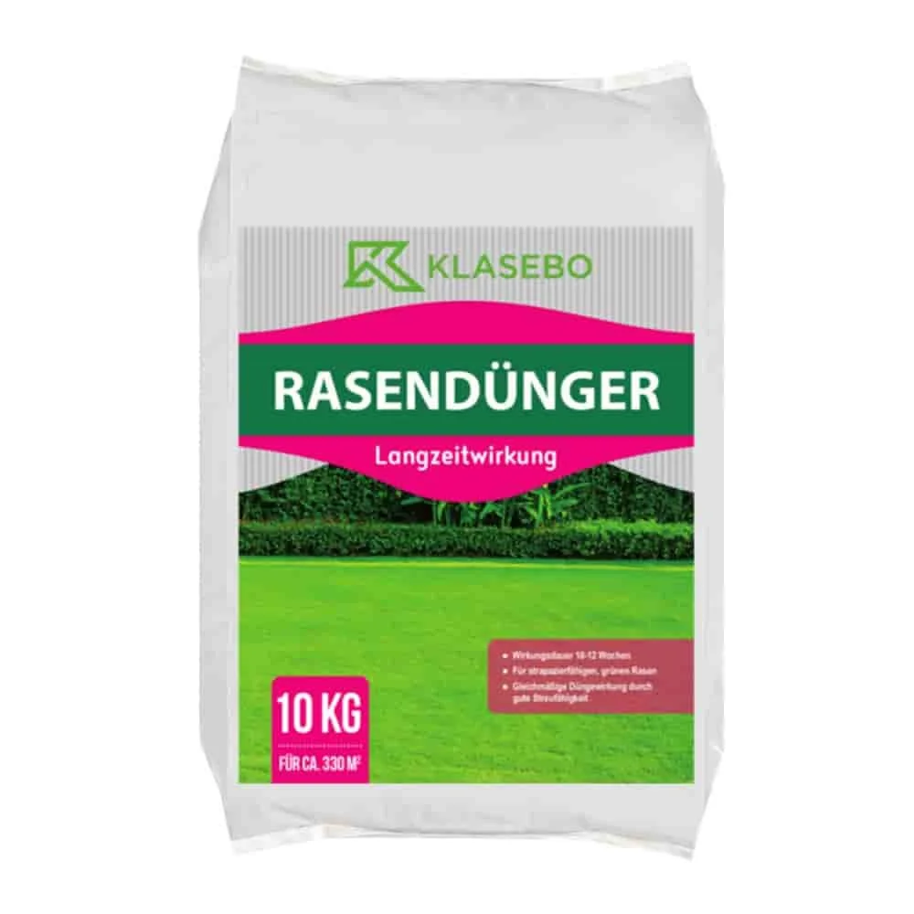 Long Lasting Lawn Fertilizer NPK 20-5-8, Covers 330m², 10kg