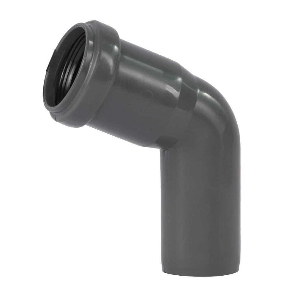 "75mm Waste Pipe Bend, 67 Degree Drain Pipe Elbow image"