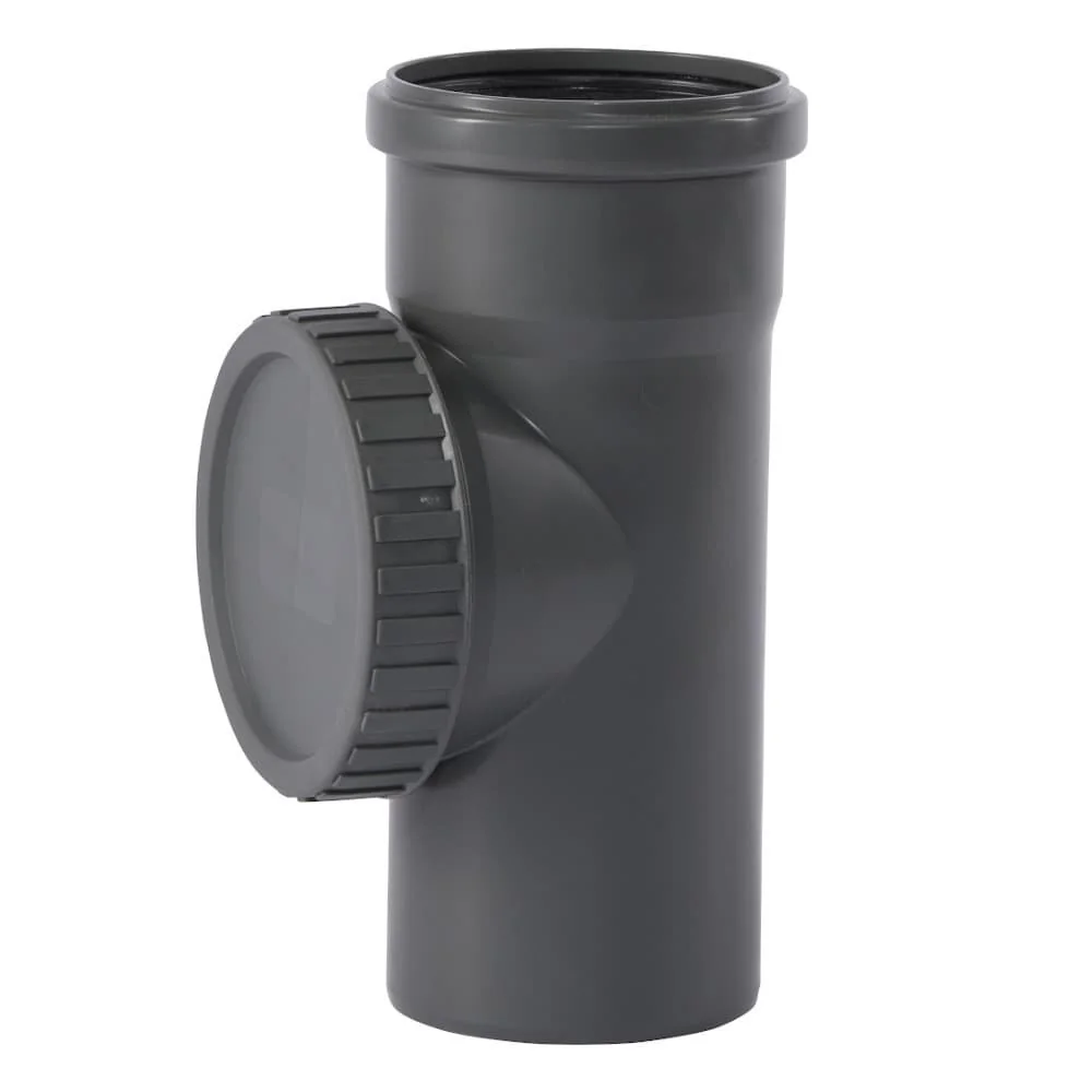 "DN 90 HT Access Pipe, Sewer Drain Pipe, Inspection Pipe image"