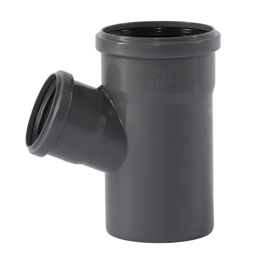 "HTsafeEA Branch DN/OD 110/75 67 Degree, Drain Pipe Fitting image"