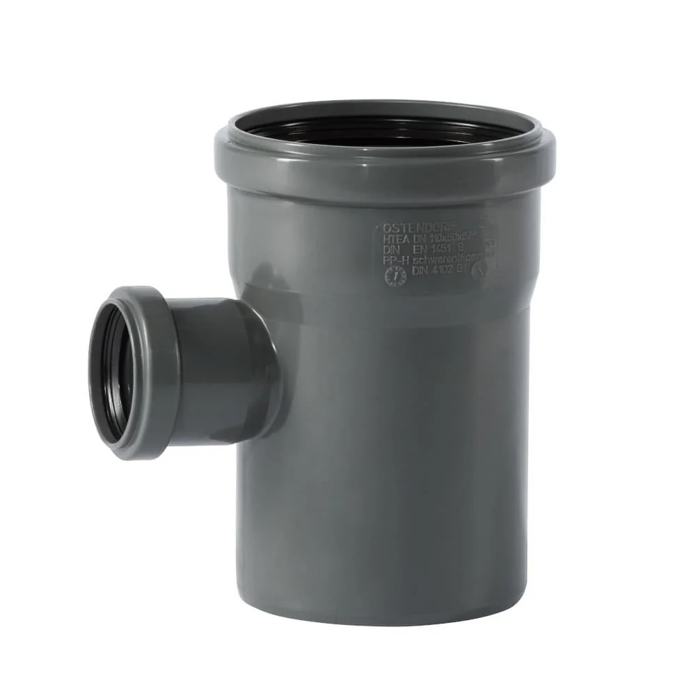 "110/50 87 Degree Drain Pipe Branch - HT Abzweig for Waste Water image"