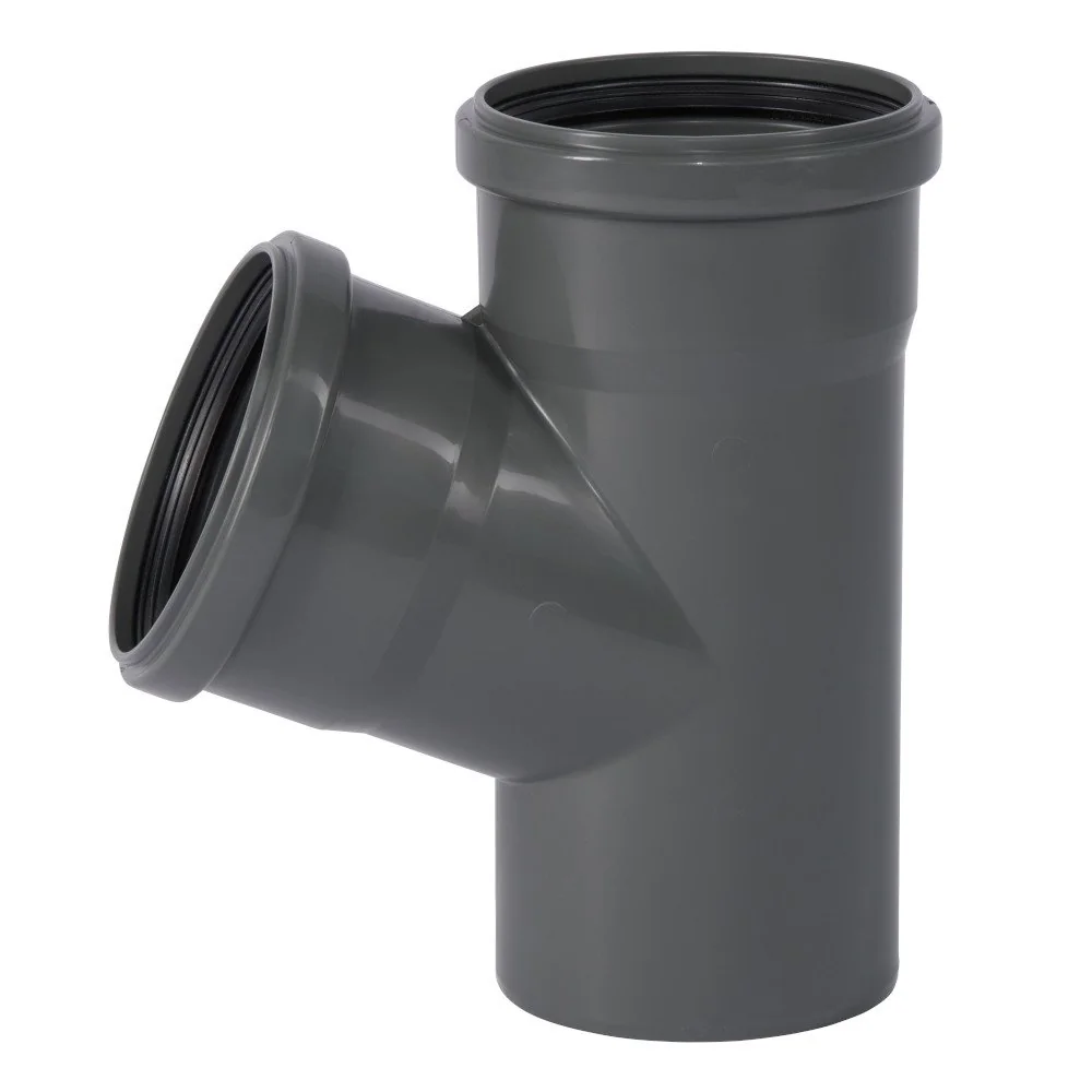 110mm Drain Pipe Branch, HT Fitting 67 Degree, Sewer Pipe Fitting
