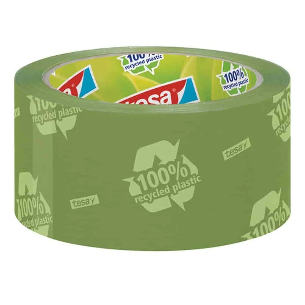 "Green Packing Tape, 50mm x 66m, Eco-Friendly Shipping Tape image"