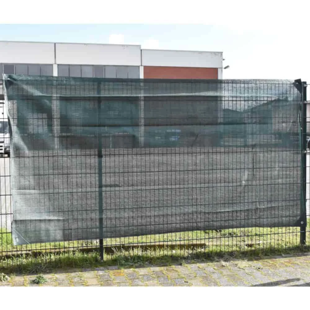 Green Construction Fence Screen - 6ft x 11.3ft Privacy Mesh