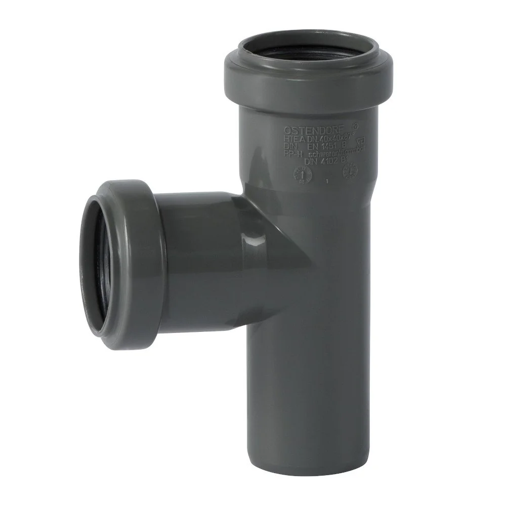 HT Branch DN40/40 87 Degree, Drain Pipe Fitting