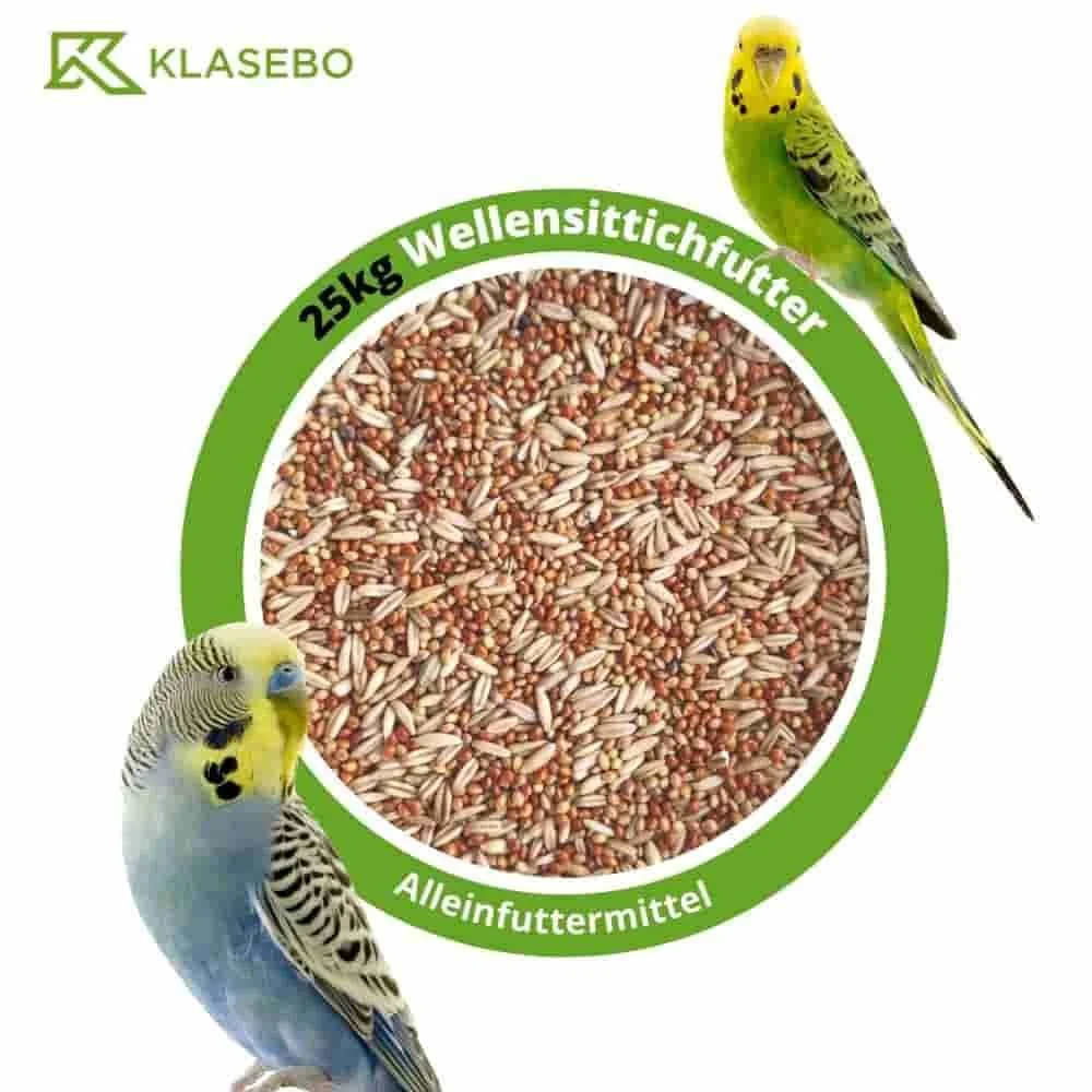 Parakeet Food 25kg, Budgie Food, Bird Seed, Canary Food