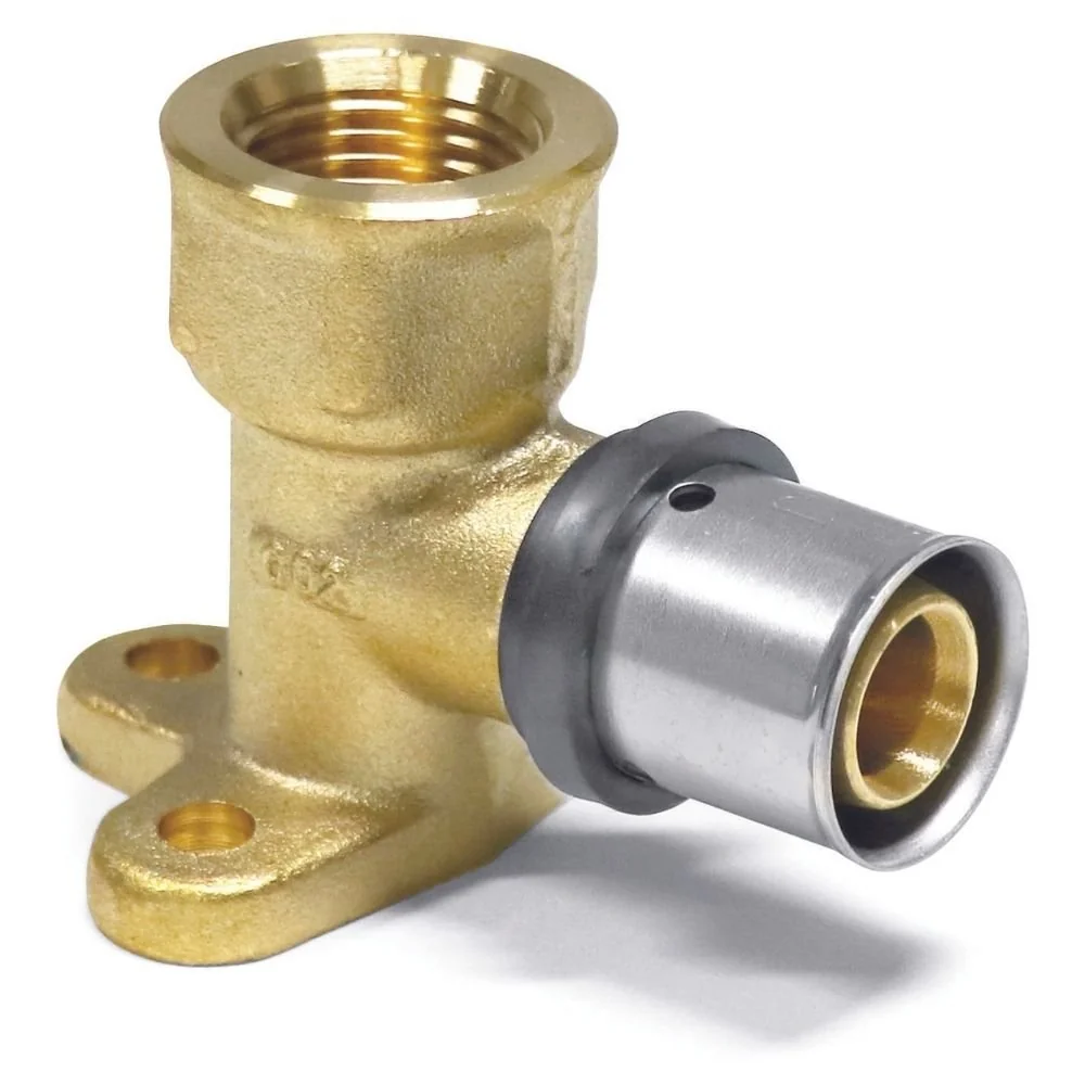 "Press fitting wall elbow simple 20 x 2 - 1/2" IG 52 mm image"