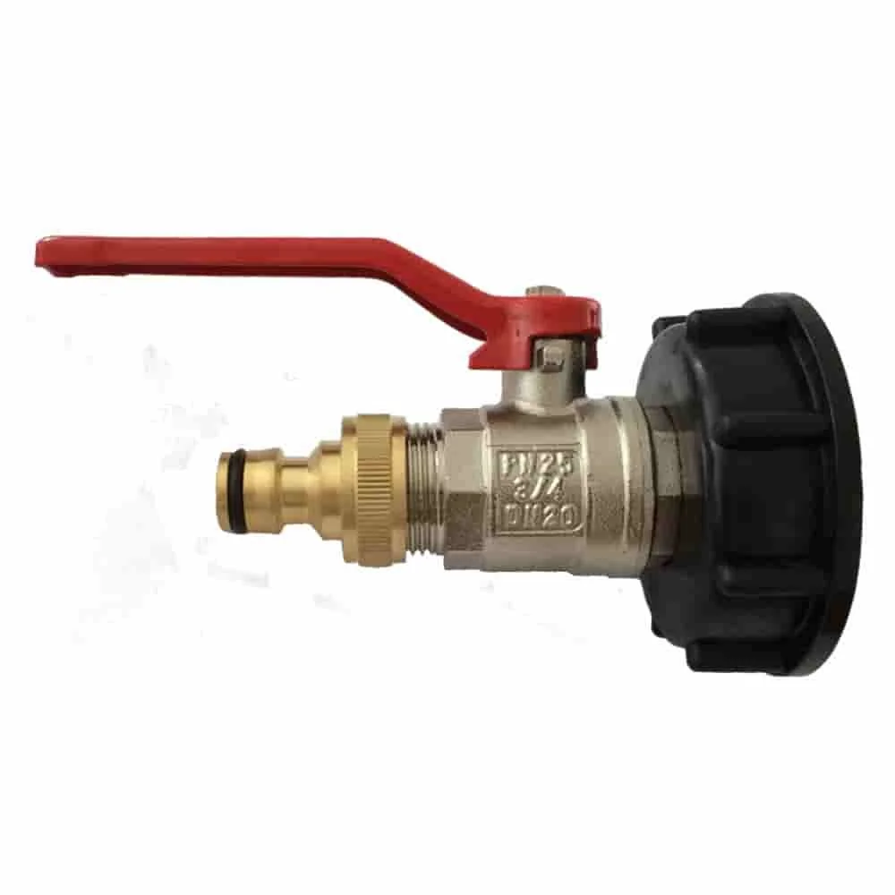 "IBC Adapter S60 Kit with Ball Valve & Quick Connect image"