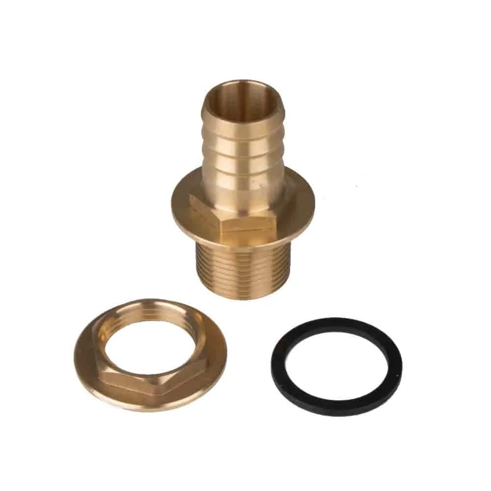 "Rain Barrel Connector Kit, 1 inch, 25mm Hose Barb, Tank Fitting, Rainwater Harvesting image"