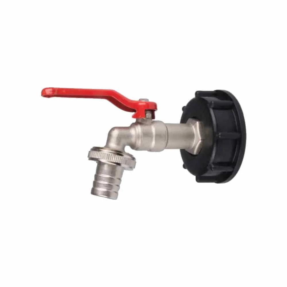 IBC Adapter S60 with 3/4" Faucet - Tank Valve