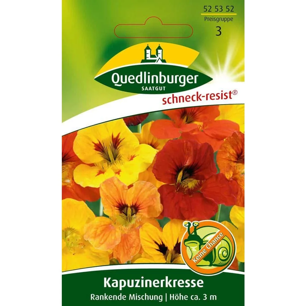 "Nasturtium Seeds, Climbing Mix, Edible Flowers image"