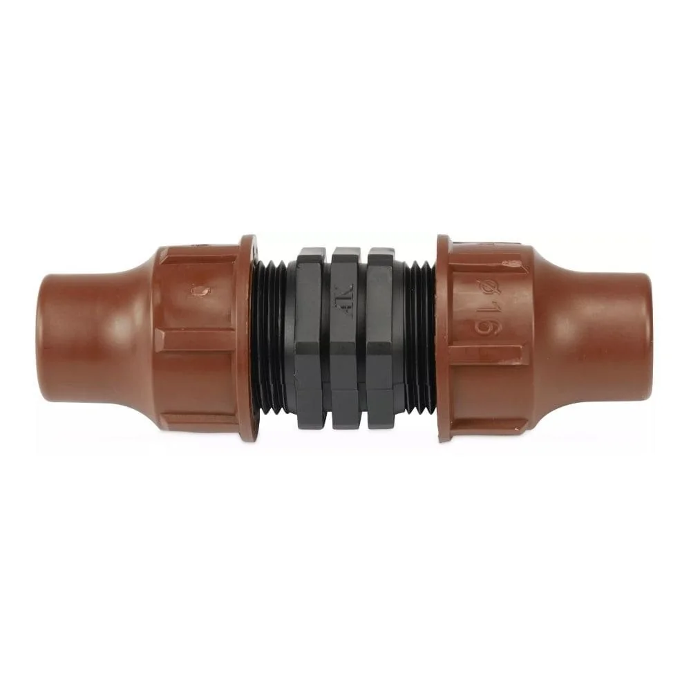 "16mm Hose Connector - PE Pipe Fitting - Drip Hose Connector image"