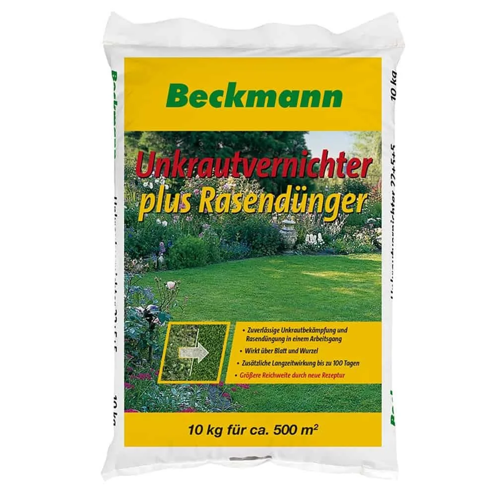 "Lawn Fertilizer with Weed Killer - 10 kg, Covers 500m² image"