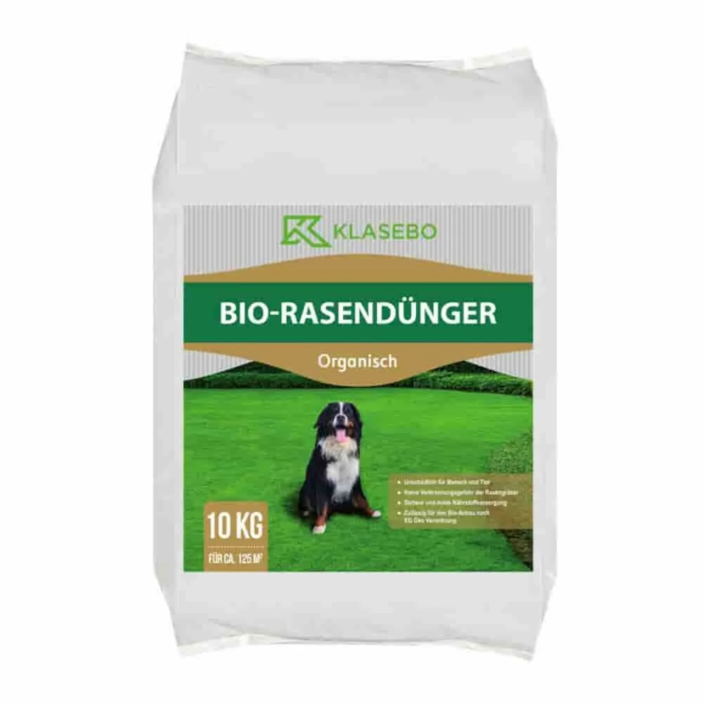 "10.5 kg Organic Lawn Fertilizer, NPK 8+3+6, Natural Grass Food for Lush Green Lawns image"