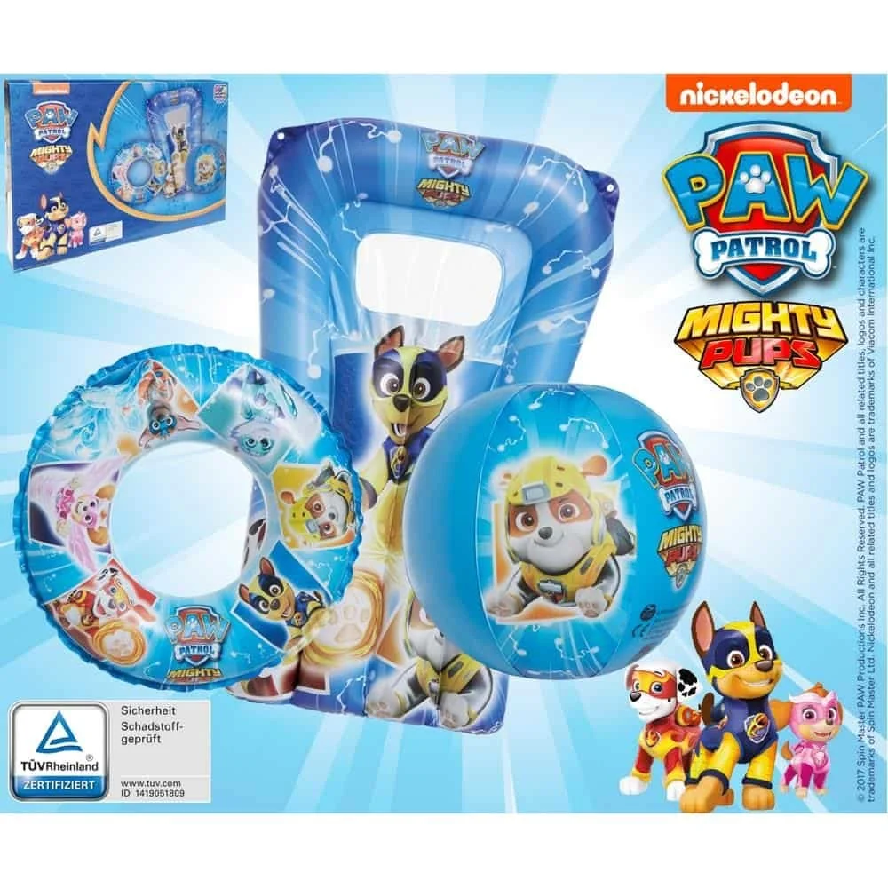 "Beach Toys Set, 3-Piece with Beach Ball, Swim Ring & Kids Mat image"