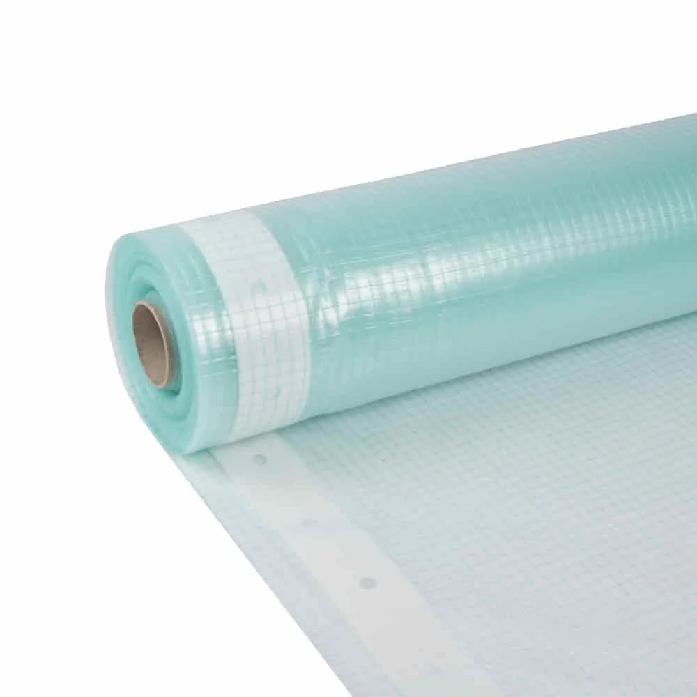 "Reinforced Greenhouse Film with Nail Edge, 1.5m Wide, UV Resistant image"