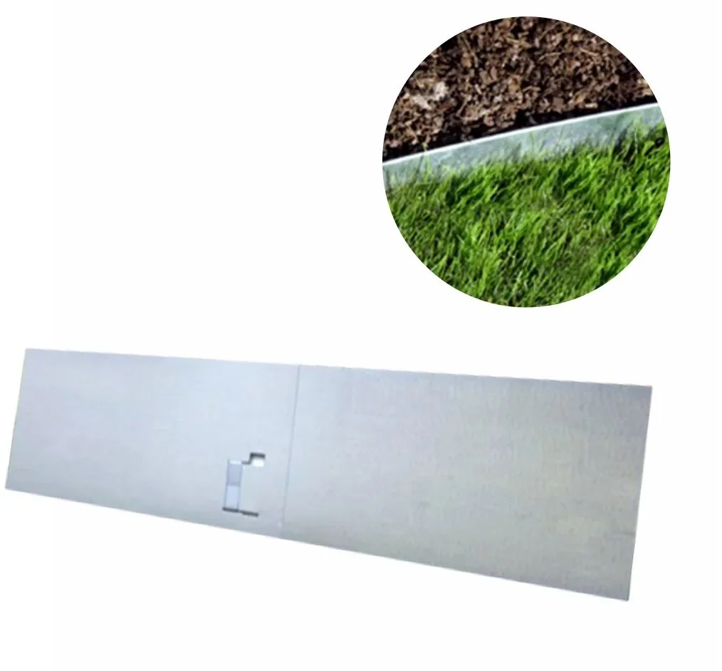 "Garden border edging 18.5 x 120 cm one colour | Garden edging, color: unpainted image"