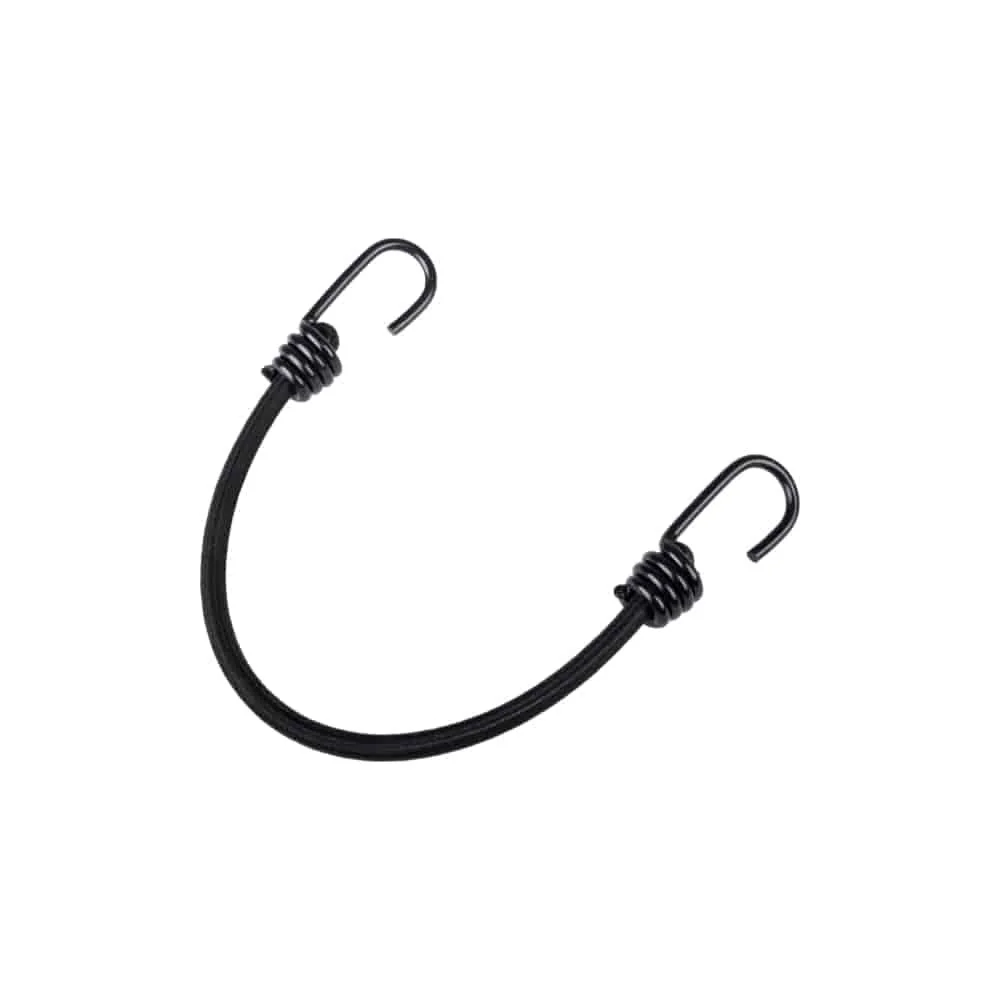 "Bungee Cord with Hooks, Elastic Strap 10mm x 80cm image"