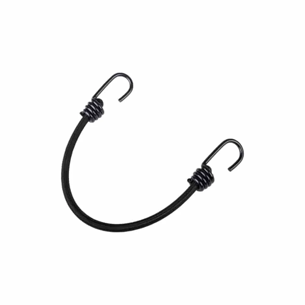 "Bungee Cord with Hooks - 10mm x 60cm Elastic Rope image"