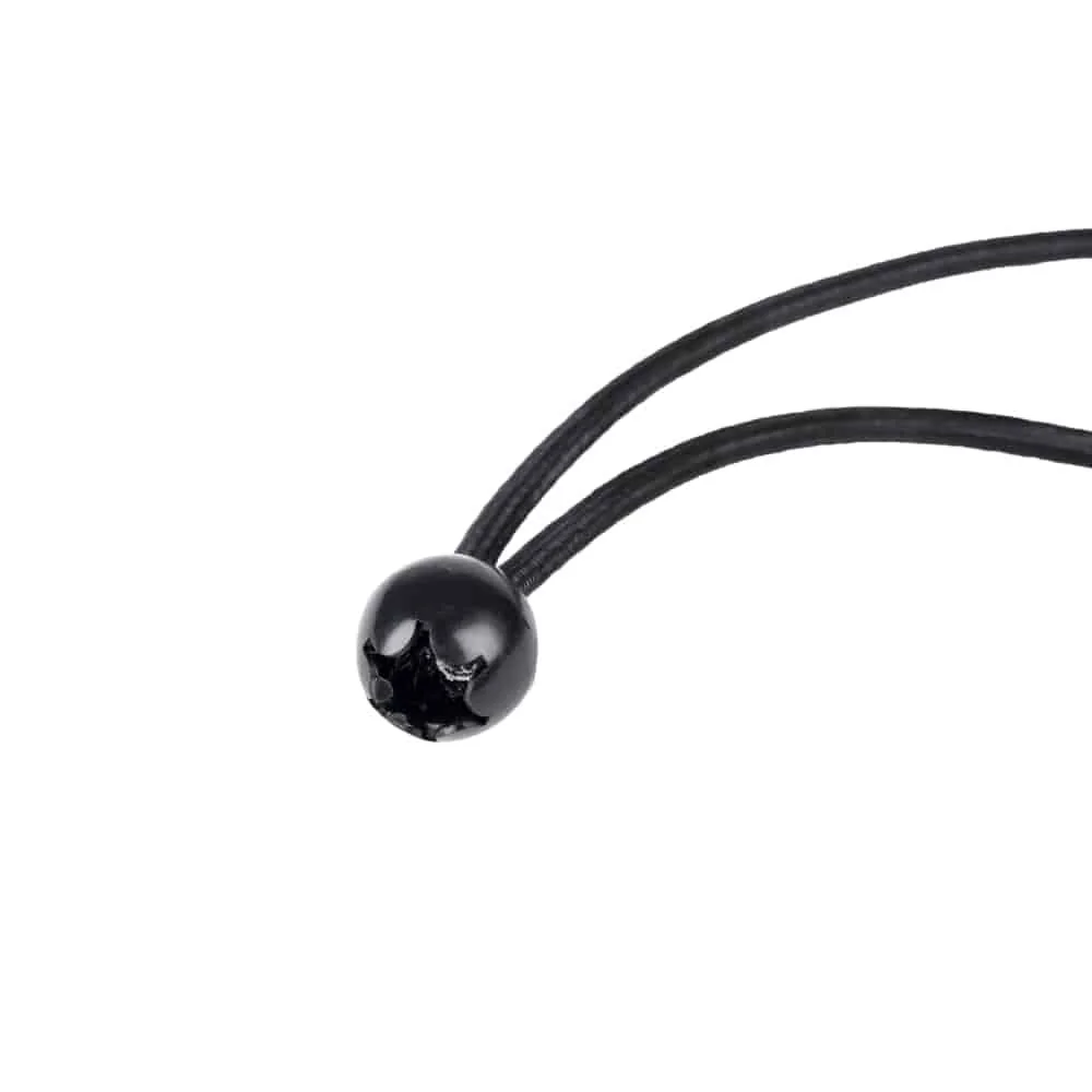 "Bungee Cord with Ball, Tarp Tie Down 6mm x 25cm, Black image"