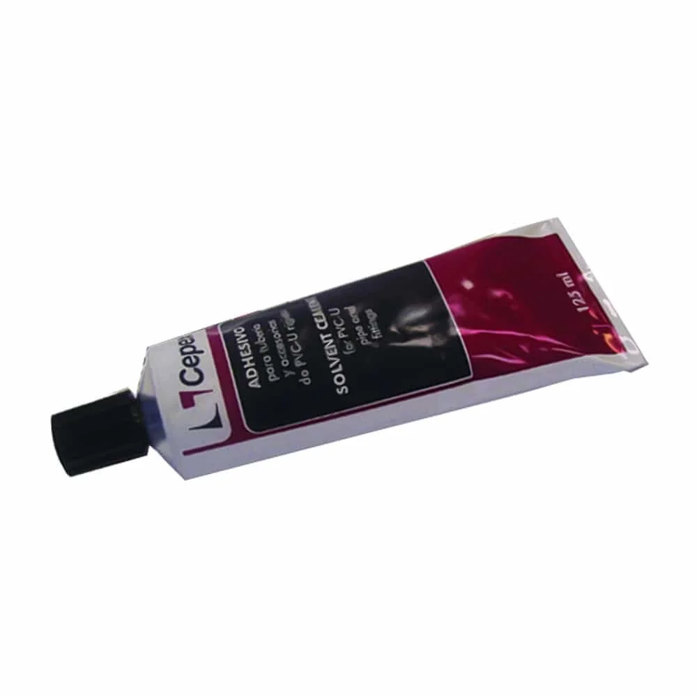 "PVC-U Cement, 125ml Tube - Strong PVC Pipe Glue image"