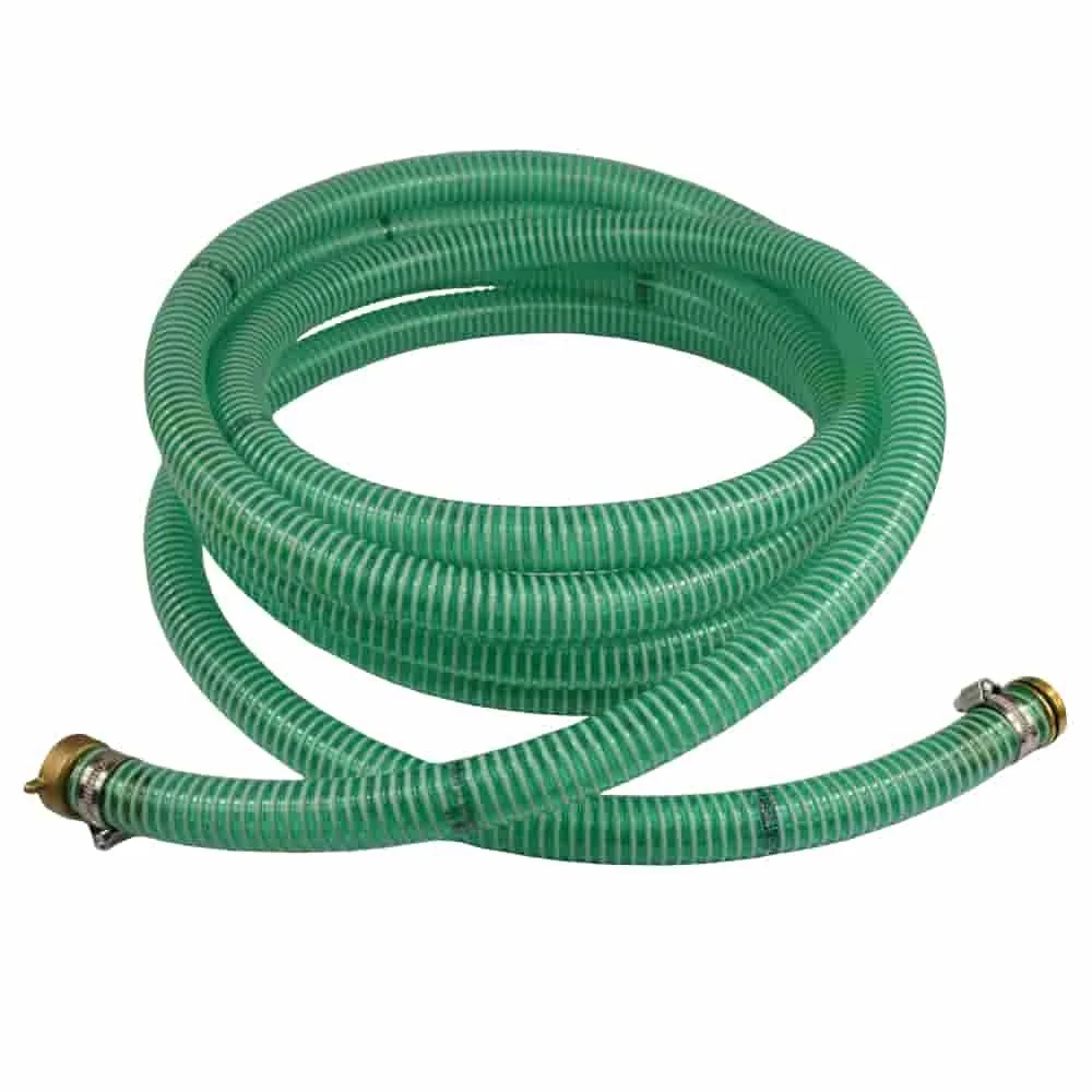 "1"/25mm Suction + Pressure Hose with 1" Male Hose Tail + 1" Female 2/3 Coupling 7m image"