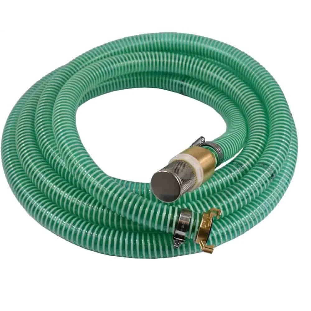 "Suction and Pressure Hose Kit with Foot Valve & Quick Connect, 1 inch, 3m image"