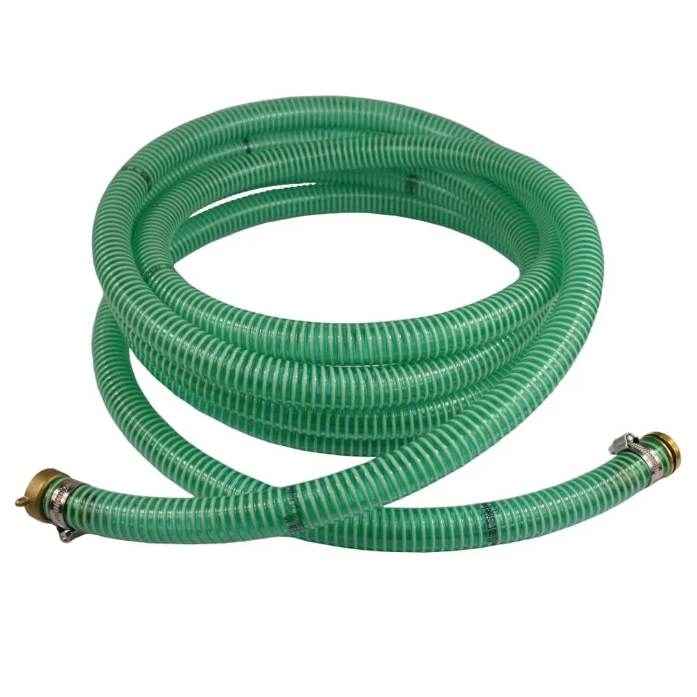"1"/25mm Suction + Pressure Hose with 1" Male Hose Tail + 1" Female 2/3 Union 2m image"