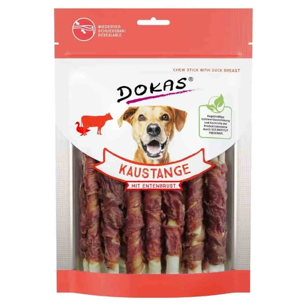 "Duck & Beef Rawhide Dog Chew, Dog Dental Chew Sticks 200g image"