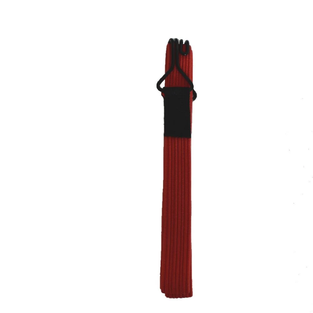"Flat Bungee Cord with Hooks, 150 cm, Heavy Duty Elastic Straps image"
