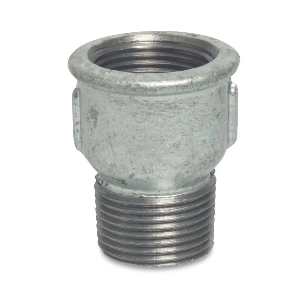 "1 1/2 Inch Threaded Fitting, Malleable Iron Pipe Nipple image"