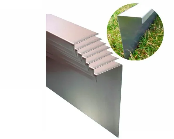 10 Pack Galvanised Steel Slug Barrier 25cm high 10m long | Slug repellent