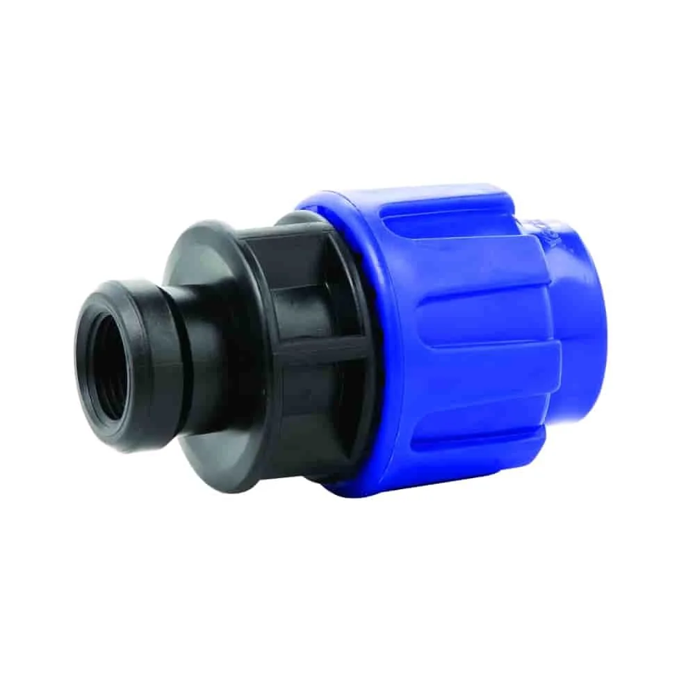 "PE Pipe Fitting 25mm 3/4 Inch - Water Pipe Connector image"
