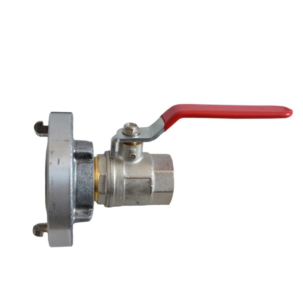 Storz B Coupling with Lever Ball Valve, Quick Connect Hose Coupling
