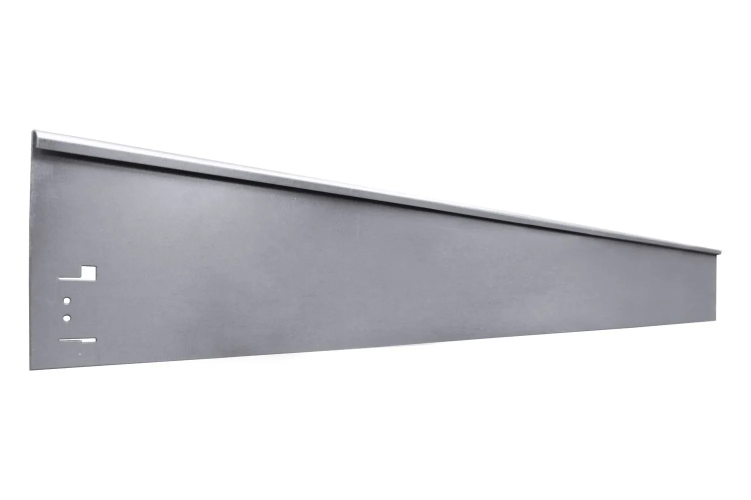 "Galvanised Metal Lawn Edging Height 13.5-18.5 cm Length 120 cm, Set of 10 image"