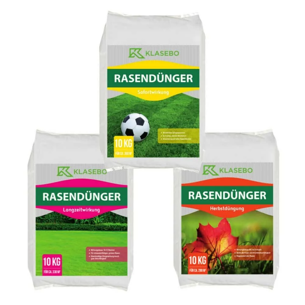"Spring+Summer+Autumn Lawn Fertilizer Package (10kg Immediate+10kg Long-term+10kg Autumn) image"