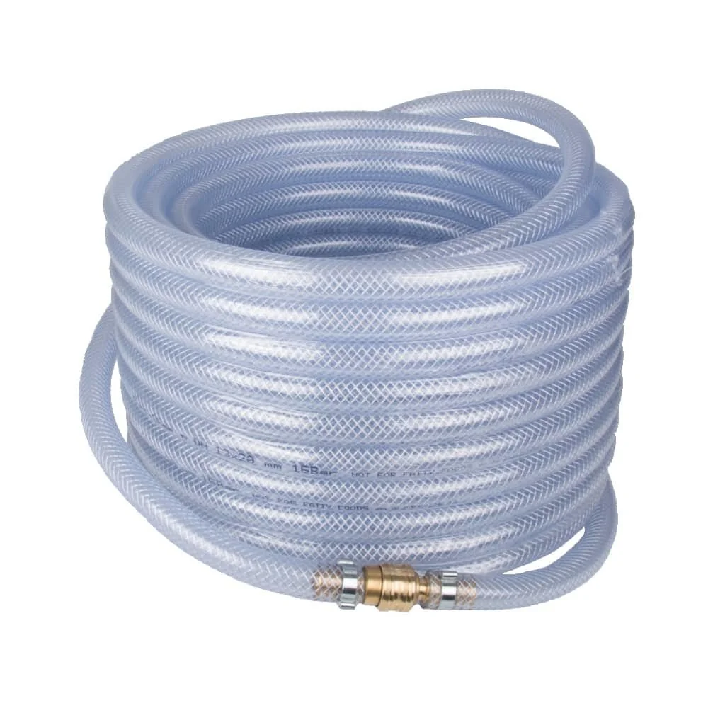 "50m Air Compressor Hose with Fittings, 13x20mm, PVC, Flexible image"