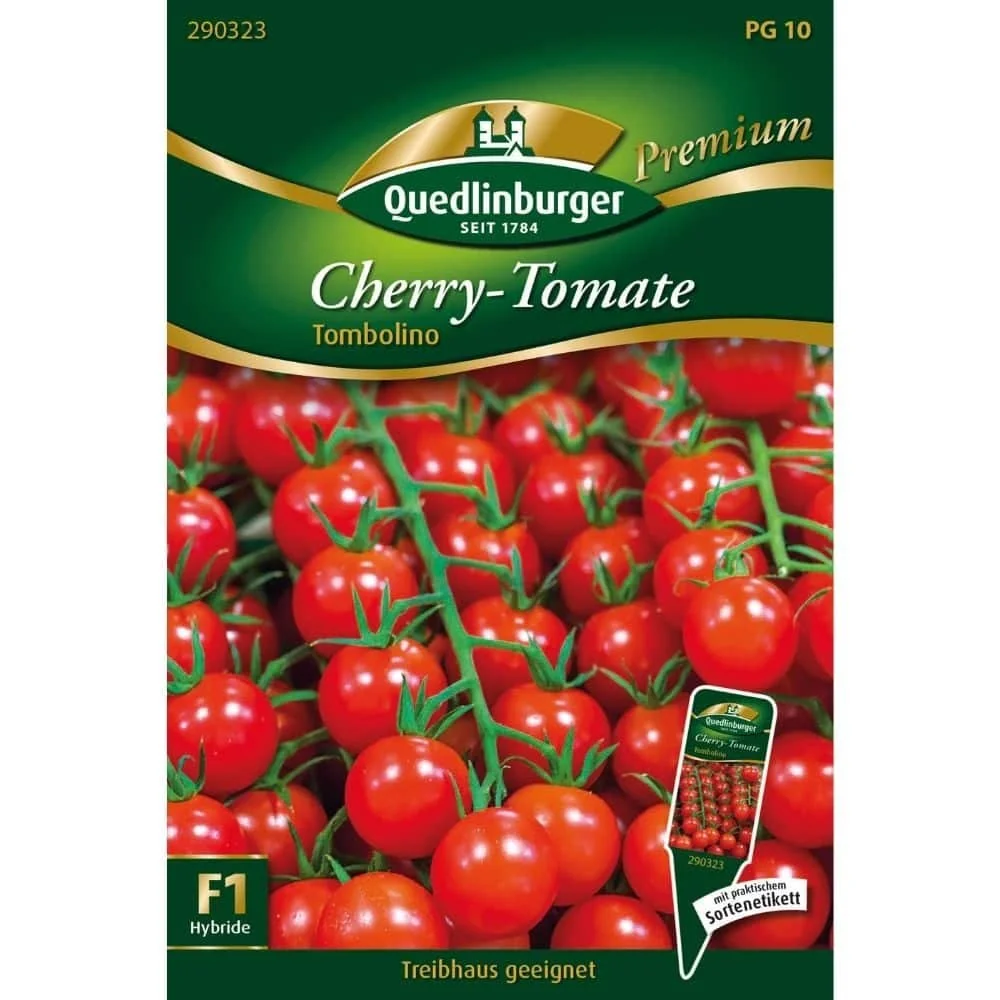 "Tomato Seeds, Tombolino F1 Cherry Tomato, Balcony Garden image"