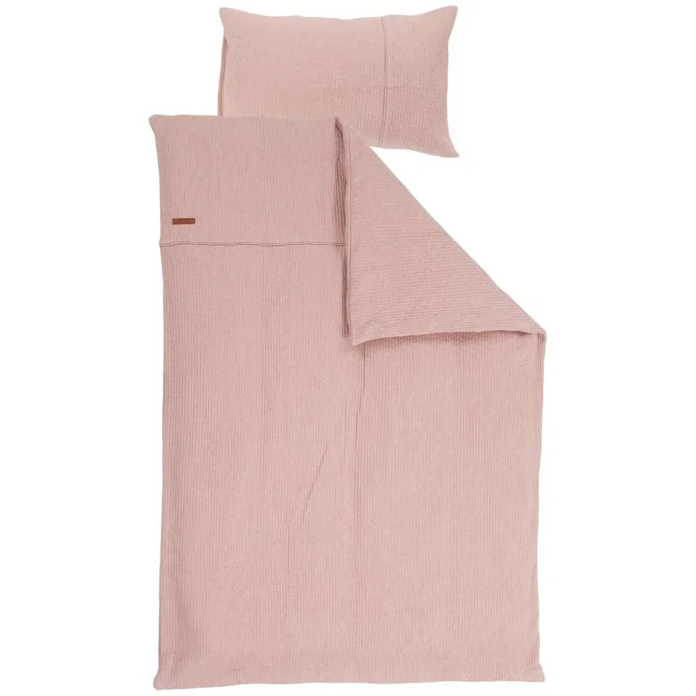 "Little Dutch Childrens Bedding Uni Rosa "Pure Pink" 100 x 135 image"