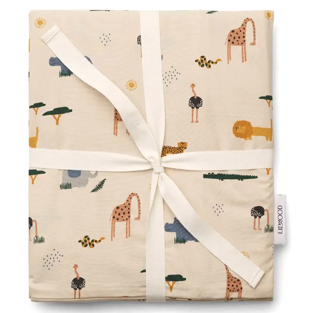 "Liewood "Carl" Bedding Safari Mix Beige 140 x 200 image"